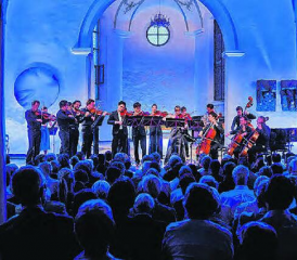 Die Chaarts Chamber Artists spielen am 7. August ein Sommerkonzert im Künstlerhaus Boswil. (Bild: zVg.)