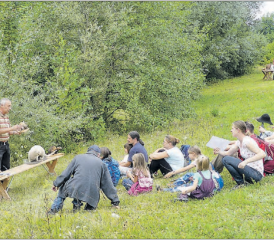 Da lass dich ruhig nieder: Zum Thema Fischotter und Co. war von Ernst Hofmann viel Interessantes zu erfahren. (Bilder: moha.)