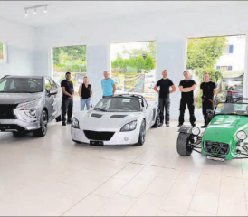 Neu mit Mitsubishi-Vetrtetung: Die Mitarbeitenden der Hofmatt-Garage Jörg Stalder AG freuen sich auf Ihren Besuch am 17. September von 10 bis 17 Uhr. (Bild: rc.)