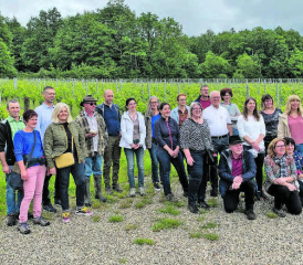 Eine Delegation von zehn Personen – Gemeinderat und Personal – folgte der Einladung der Behörden von Leimbach in Frankreich. (Bild: zVg.)