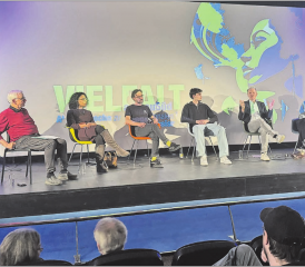 Von links nach rechts: Martin Heiz, Anna Annor Bärtschi, Beat Baggenstos, Edison Berisha, Gianin Müller und Beni Weber. (Bild: Dominique Rubin)