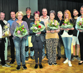 Die Hauptverantwortlichen der Gwärbi 2024: Sie alle hatten einen geselligen Abend verdient nach den Strapazen der letzten Monate. (Bilder: st.)