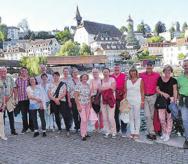 Grüsse aus Luzern: Die Schmitteler aus Seengen genossen einen tollen Tag voller interessanter Eindrücke. (Bild: zVg.)