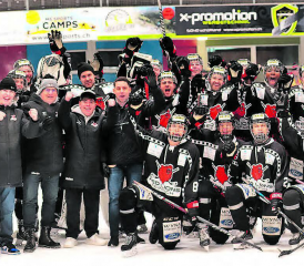 Der Jubel ist berechtigt: Die Red Lions Reinach stehen im 7. Jahr ihrer Clubgeschichte erstmals in den Playoffs der 1. Liga Überregional. (Bilder: rc.)