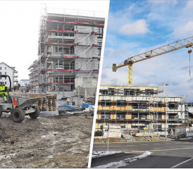 Vom Voco-Areal (links) über das Projekt «Sandgass» via Alzbach an die Alte Strasse. Zusammen mit weiteren Projekten in unmittelbarer Nähe entstehen in den nächsten Jahren mindestens 600 Wohnungen.