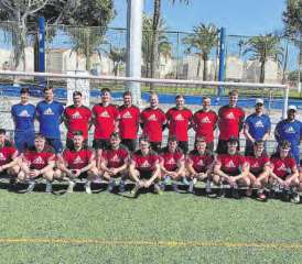 Der FC Gunzwil ist bereit für die Rückrunde: Teamfoto aus dem Trainingslager auf Gran Canaria 2026. (Bild: zVg.)