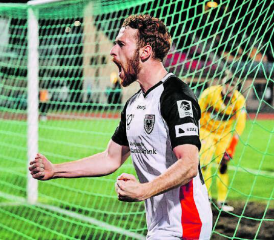 Serge Müller trifft zum dritten Mal für den FC Aarau. (Bild: Sarah Rölli)