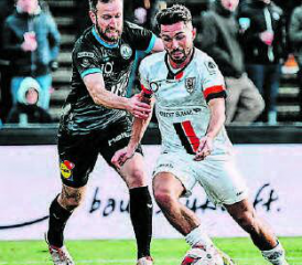 Nikola Gjorgjev auf dem Weg zum 1:0. (Bild: Sarah Rölli)