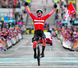 Weltmeister Albert Philipsen geht beim GP Rüebliland als Favorit ins Rennen. (Bild: zVg.)