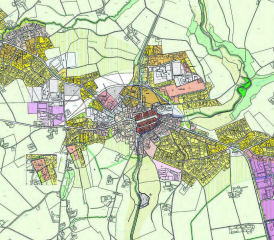 Kein fasnächtliches Konfetti, sondern der Zonenplan «Siedlung der Gemeinde Beromünster»: Nach der Informationsveranstaltung von gestern Abend, kommt das Geschäft an die Urne. (Grafik: zVg.)