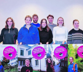 Pressekonferenz des Abstimmungskomitees zum Stimmrechtsalter 16 im Aargau. (Bild: zVg.)