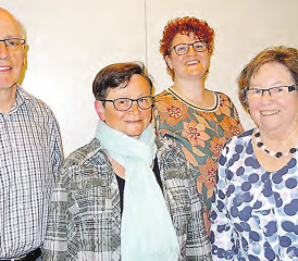 Der neue Vorstand des Mitenand-Laden Beromünster: (v.l.n.r.) Ruedi Galliker, Antoinette Imhasly, Monika Pachera, Lilly Zimmermann, Lilo Jäger. (Bild: zVg.)