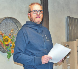 Blickte auf die vergangene Langlaufsaison zurück und gab einen Ausblick auf die kommende: Raphael Nadler, Präsident des Langlaufvereins Kalthof-Wiliberg. (Bild: aw.)