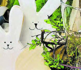 Allerlei Dekoratives und Nützliches am Ostermärt der Stiftung Schürmatt am Freitag, 22. März. (Bild: zVg.)