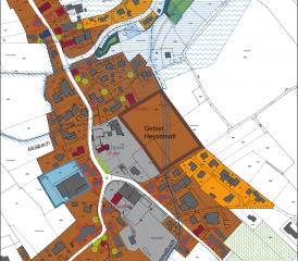 Bauzonenplan: Dem Gebiet Hessematt soll in den kommenden Jahren eine tragende Rolle zukommen. (Bild: zVg.)