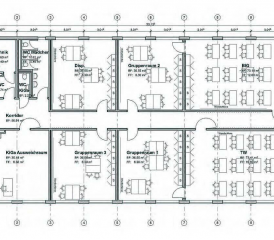 Gibt einen Einblick über den Fortschritt der Planungen: Der Grundriss vom Erdgeschoss. (Bild: zVg.)