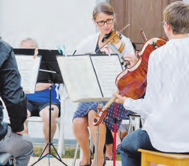 Die Leitung des Quartetts hatte die Rickenbacherin Judith Müller (Violine) inne.