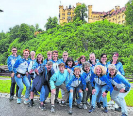 Trotz Wetterkapriolen erlebten die 18 Frauen vom STV Staffelbach eine stimmungsvolle Jubiläumsreise. (Bild und Text: Nicole Felder)