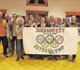Zetzwiler Jugendfest unter dem Motto «ZetzbuOlymp»: An drei Tagen wird sich der olympische Spirit als roter Faden durch das Programm ziehen. (Bild: zVg.)