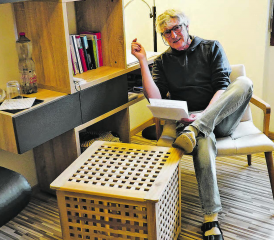 Claudio Galli, Psychologischer Berater und Hynose-Therapeut in seinem Beratungsraum in Unterkulm. (Bild: René Fuchs)