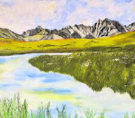 Werke von Hans Grunder in der Galerie Schlössli, Gontenschwil.(Bild: zVg.)