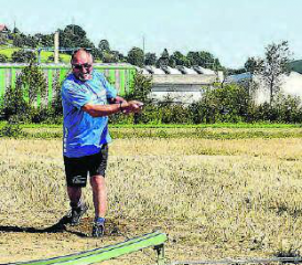 Hornussen hat in Reinach Tradition (Archivbild: mars.)