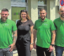 Team Seon: Sandor Nagy, Nadine Schreiber, Kevin Schreiber, Lukas Baumann (Bild zVg.)