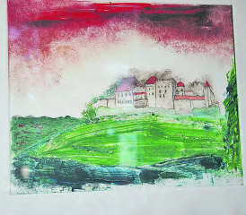 Die Werke regionaler Künstler stehen im Mittelpunkt der Ausstellung im Atelier DruckArt in Seon. (Bild: hh)