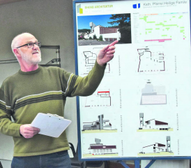 Der Zeitplan ist ehrgeizig: Erwin Koch erläutert ihn und erklärt die vorgesehenen Arbeiten. (Bilder: st.)