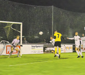 Vermeintlicher Ausgleich zum zwischenzeitlichen 1:1. Der Treffer von Farro (Nr. 7) wurde wegen vorangegangenen Fouls aberkannt. (Bild: Roland Jaus)