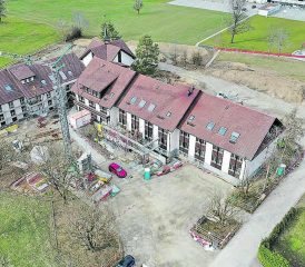 «Hof Rickenbach»: Das ehemalige Kloster der Arenberger Dominikanerinnen in Rickenbach wird momentan zu einem Zuhause für Demenzbetroffene umgebaut. (Bild: zVg.)