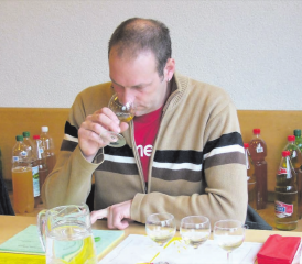 Aargauer Süssmost ist fabelhaft: Insgesamt 59 Obstsäfte wurden am Landwirtschaftlichen Zentrum Liebegg in Gränichen von der Fachjury beurteilt. (Bild: zVg.)