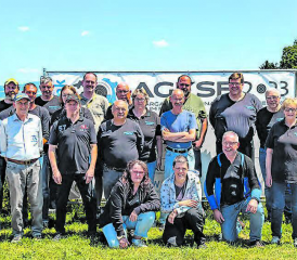 Die SG Beinwil am See zeigte am Kantonalschützenfest in Muri Bestleistungen: Bei einem gemeinsamen Nachtessen im Restaurant Rütli wurden die guten Resultate gefeiert. (Bild: zVg.)