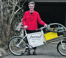 Gutgelaunt: Marc Schwyter freut sich darauf, am Märt vom kommenden Wochenende mit den Besuchern ihre Velos strassentauglich zu machen. (Bild: zVg.)