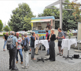 Barbara Zobrist und Thomas Helbling im Gespräch. (Bild: zVg.)
