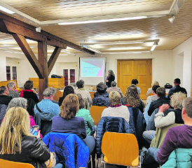 Rund 50 Interessierte nahmen am öffentlichen Vortrag der Samariter Rickenbach teil. (Bild: zVg.)