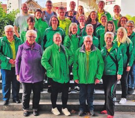 Fleissige Sportlerinnen und Sportler: Die Mitglieder des Satus Gontenschwil besuchten den Erlebnispark. (Bild: zVg.)