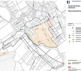 Die Tempo-30-Zone umfasst folgende Strassen: Neudorfstrasse, Wuhrmattstrasse, Oberstegstrasse und Grosssteinengasse. (Bild: zVg.)
