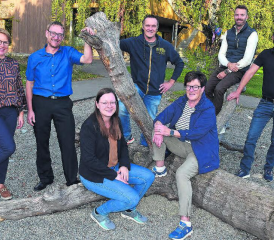 Das Organisationsteam freut sich auf einen erlebnisreichen «Conaction Day»: Lis Lüthi, Marcel Hauri, Céline Wick, Daniel Galliker, Trudy Müller, Roman Holenstein und Marco Kunz (v. l.n.r.) (Bild: aw.)