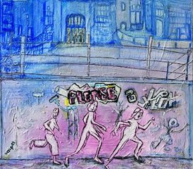 Die Werke von Manuela Plaschko-Sacher greifen verschiedene Weltthemen auf und regen die eigene Gedankenwelt an. (Bild: zVg.)