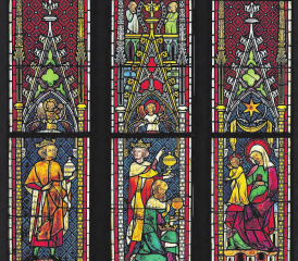 Eröffnung Museumsjahr 2019 im Kloster Königsfelden: Mit dem Auftritt der drei Könige und Lancierung des Jahresthemas «Gaumenfreuden! Erlebe Essgeschichten aus 2000 Jahren». (Bild: zVg.)