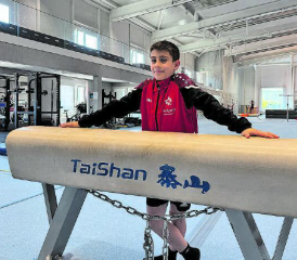 Turner Nico Giorgi konnte mit Ehrgeiz und Disziplin in seinen jungen Jahrenschon einige Erfolge feiern. (Bild: zVg.)