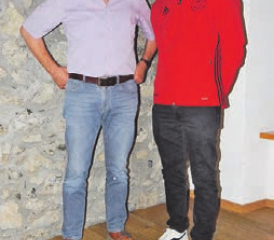 Ehrenpräsident Heinz Häusermann und Präsident Patrick Steiner. (Bild: zVg.)