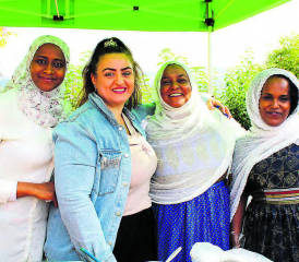 Einen Einblick in ihren Alltag haben diese vier Frauen den Gästen des Märts vermittelt. (Bilder: grh)