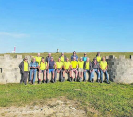 Die Männerriege Uerkheim genoss über den Bettag ein traumhaftes Wochenende im Gebiet Chasseral. (Bild: zVg.)