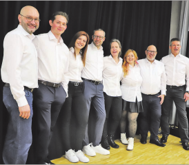 So präsentiert sich der neu zusammengesetzte Vorstand des «Gewerbe Kulm»: (von links) Marco Wildi, Stefan Lüscher, Dzenita Buljina, Roger Stänz, Präsidentin Tatjana Wiederkehr, Michèle Hennig, Hugo Alchenberger und Markus Kuster.