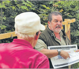 Die Trockenheit setzt den Wäldern zu: Förster Ueli Wanderon informierte über die aktuelle Situation.