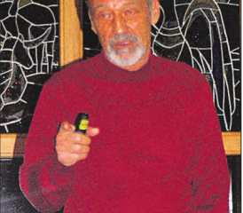 «Insekten, die heimlichen Herrscher unserer Welt»: Ernst Hofmann bei seinem Vortrag. (Bild: zVg.)