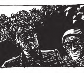 Gemeinsam auf nächtlicher Diebestour: Bernhart Matter und «Huttenchasper» brechen bei Jakob Woodtli in Vordemwald ein. (Bild: Matter-Comic, Reto Gloor, Markus Kirchhofer, Edition Moderne)