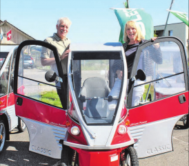 Mobilität: Thomas Eichenberger und Sabine Nestmeier haben die Leidenschaft zum Beruf gemacht. (Bilder: grh)